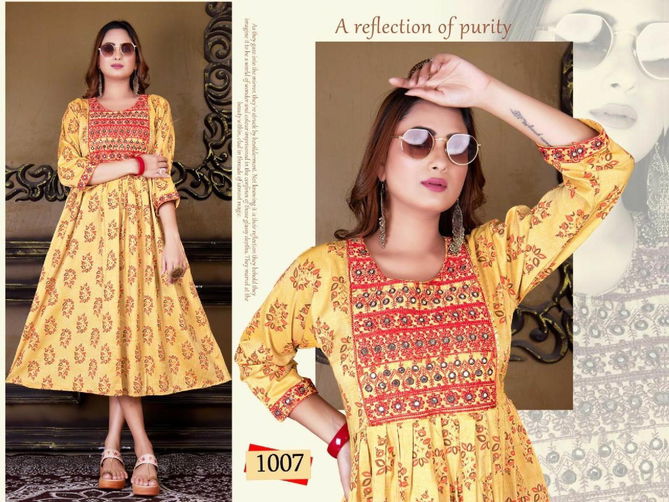 Trendy Taahira 2 Fancy Wear Wholesale Anarkali Kurti Collection